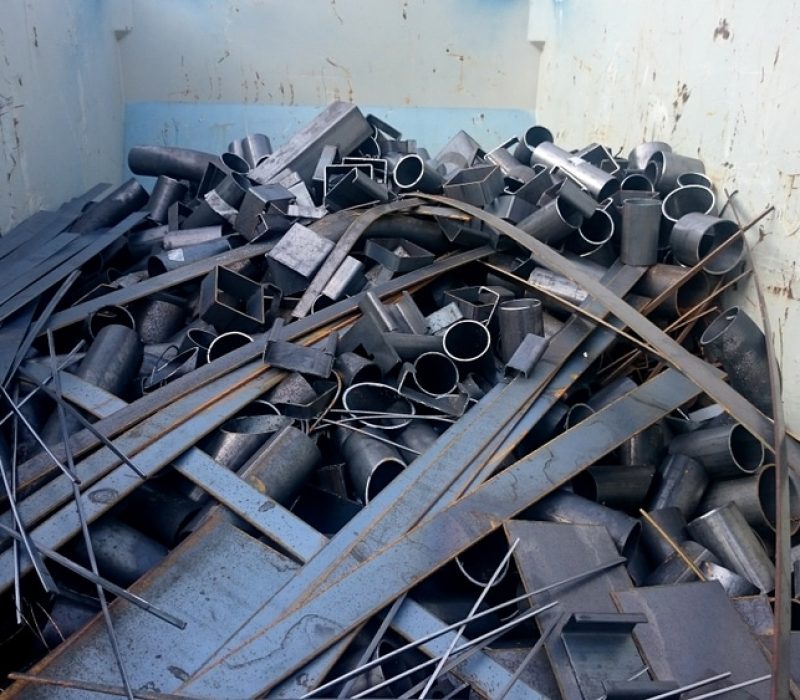 Scrap,Metal,In,The,Container